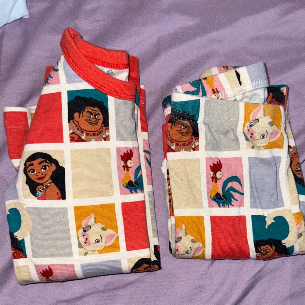 GAP Kids Pajamas - Multicolor Moana Print